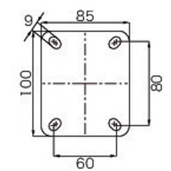 ヨドバシ.com - エスコ ESCO EA986HE-61 [100mm キャスター（自在金具