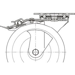 ヨドバシ.com - エスコ ESCO EA986HM-2 [100mm キャスター（自在金具