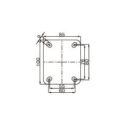 ヨドバシ.com - エスコ ESCO EA986HM-2 [100mm キャスター（自在金具