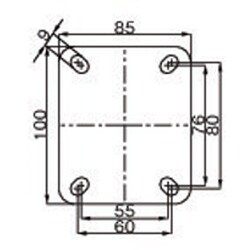 ヨドバシ.com - エスコ ESCO EA986KA-71 [100mm キャスター（自在金具