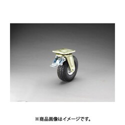 420mm キャスター（自在・空気入・前輪ブレーキ） EA986KE-2
