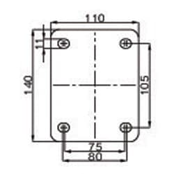 ヨドバシ.com - エスコ ESCO EA986KG-13 [150mm キャスター（自在金具