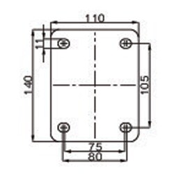 ヨドバシ.com - エスコ ESCO EA986KG-15 [200mm キャスター（自在金具