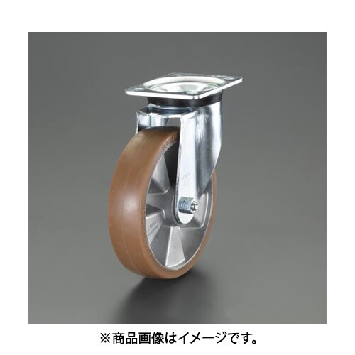オンラインストア大特価 125mm キャスター 自在金具・前輪ブレーキ付