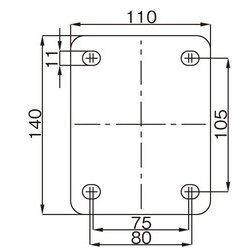 ヨドバシ.com - エスコ ESCO EA986LC-150A [150mm キャスター（固定