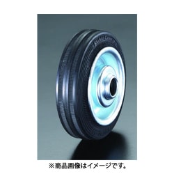 100x30mm 車輪（ラバータイヤ・スチールリム・ローラーベアリング EA986MG-1