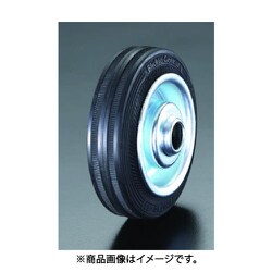 140x37mm 車輪（ラバータイヤ・スチールリム・ローラーベアリング EA986MG-3