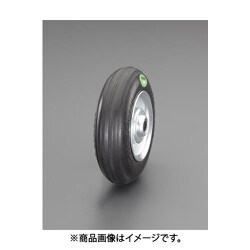 160x40mm 車輪（ソフトラバータイヤ/スチールリム） EA986MG-12