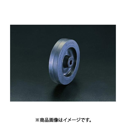 200x50mm 車輪（ラバータイヤ・ナイロンリム・ローラーベアリング EA986MJ-200