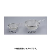 Φ250/0.42mm/ 8メッシュ ろ過網（柄付・ステンレス製） EA992CK-65