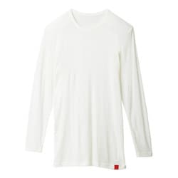 HOTMAGIC薄手9分袖シャツ LLサイズ オフホワイト MH1908