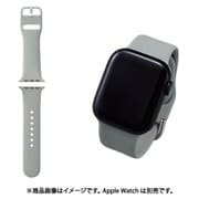AW-41BDSCGGY [アップルウォッチ バンド ベルト Apple Watch SE （第2世代/第1世代）/Series 8/7/6/5/4/3/2/1[41mm 40mm 38mm] シリコン 耐衝撃 ニュアンスカラー グレー]