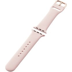 AW-41BDSCGPN [アップルウォッチ バンド Apple Watch SE （第2世代/第1世代）/Series 10/9/8/7/6/5/4/3/2/1 [42 41 40 38mm] シリコン ベルト 耐衝撃 ニュアンスカラー ピンク]