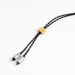 flex001 As-Is L型4極3.5mmプラグ 2pin イヤホンリケーブル 1.2m FX001A2P435L