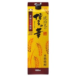 琥珀色の博多の華 麦 パック 25度 1800ml [焼酎]