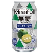 ミライフル 無糖シークヮーサーチューハイ 3度 350ml [チューハイ]
