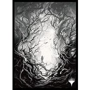 マジック：ザ・ギャザリング プレイヤーズカードスリーブ イニストラード：真夜中の狩り 永遠の夜版 森 B MTGS-193 [トレーディングカード用品]