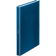 クリア-ファイル ヒクタス 透明 A4タテ 青 60ポケット 7281-3Tアオ