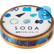 透明マスキングテープ SODA(ソーダ) カタチ CMT10-003