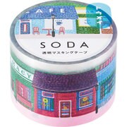 透明マスキングテープ SODA(ソーダ) アベニュ- CMT30-010