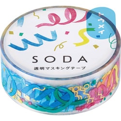 透明マスキングテープ SODA（ソーダ） パ-ティ- CMTH15-001