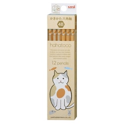hahatoco（ハハトコ） 6角鉛筆 4B 1ダース（12本） キャット K56394B