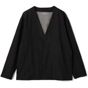 21WLWMJK5A S [【パジャマスーツ】デニムルックジャージジャケット セットアップ着用可 Sサイズ ブラック]