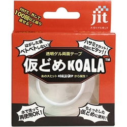仮どめKOALA（仮どめコアラ） 透明ゲル両面テープ  厚さ：1mm 幅：2cm 長さ：1m JK-02