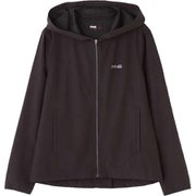 622-2120206-010-L [ゴルフジャケット レディース 総裏メッシュ ポリエステルストレッチブルゾン Lサイズ ブラック]