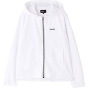 622-2120206-030-L [ゴルフジャケット レディース 総裏メッシュ ポリエステルストレッチブルゾン Lサイズ ホワイト]