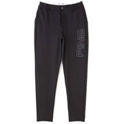 622-2131202-010-L [ゴルフパンツ レディース ストレッチテーパードパンツ Lサイズ ブラック]