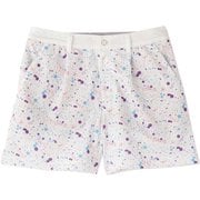 622-2132301-030-S [ゴルフパンツ レディース ラメパイピングショートパンツ Sサイズ ホワイト]