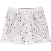 622-2132301-030-M [ゴルフパンツ レディース ラメパイピングショートパンツ Mサイズ ホワイト]