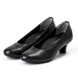 LO-17060 [レディース パンプス 24.5cm BLACK]