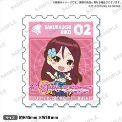 ラブライブ！スクールアイドルフェスティバル ALL STARS アクリルステッカー Aqours 桜内梨子 [キャラクターグッズ]