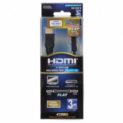 HDMI フラットケーブル 3m VIS-C30F-K