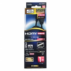 HDMI-micro HDMI ケーブル 1m VIS-C10EU-K