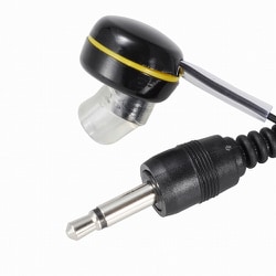 モノラルイヤホン テレビ用 φ3.5 3m ブラック EAR-0020