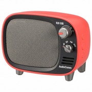 Bluetoothスピーカー レトロ レッド ASP-W900Z-R