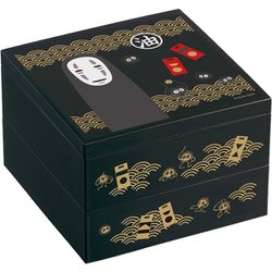 カオナシ20 塗2段重箱 NLW15