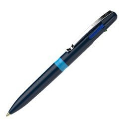 4色ボールペン テイク4 ダークブルー TK138003