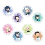 鬼滅の刃 ゆらふわ ランダム アクリルバッジ ウィンター vol.2 1BOX （8個入） [キャラクターグッズ]