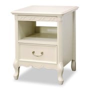 東海家具 フルールWH ナイトテーブル [組立設置付き]