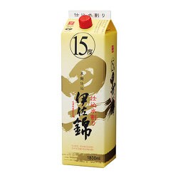 黒伊佐錦 仕込水割り 15度 パック 1800ml [焼酎]