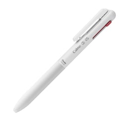 Calme（カルム） 3色ボールペン 0.5mm グレイッシュホワイト軸 BXAC35W