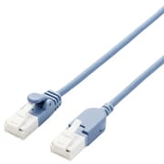 LANケーブル Cat6A スイングコネクタ 左右90°回転 10m ブルー LD-GPATSW/BU100
