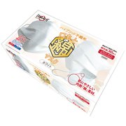 ハイブリッド不織布口もと綿マスク 30枚 ホワイト [個包装 30枚入り ホワイト]