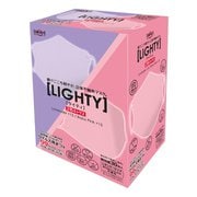 立体不織布マスク ライティ 2ミックス ラベンダー×ベビーピンク 30枚 [個包装 30枚入り ラベンダー×ベビーピンク]
