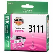 互換インクカートリッジ ブラザー LC3111 マゼンタ(染料) INK-BR3111-M