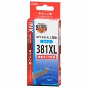 互換インクカートリッジ キヤノン BCI-381XLC シアン 増量タイプ INK-C381XL-C